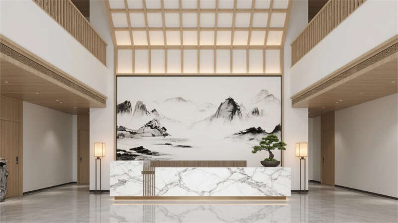 禪意共生,合肥4000平湖畔雅居酒店設計 禪意共生,合肥4000平湖畔雅居酒店設計